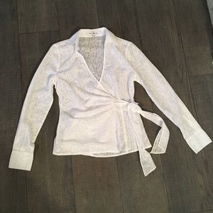 Long Sleeve Light Weight Wrap Shirt
